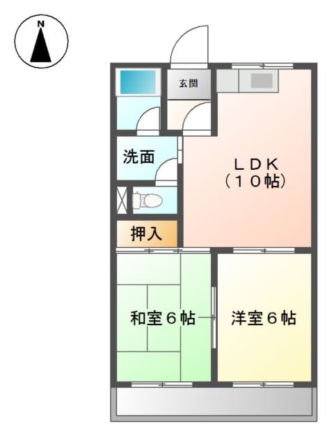 深井駅 徒歩20分 2階の物件間取画像