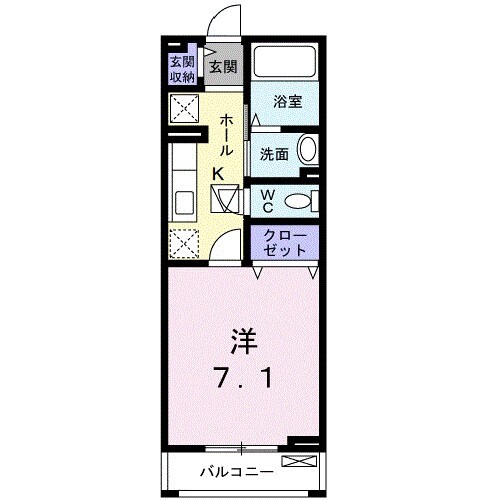 カンタービレの物件間取画像