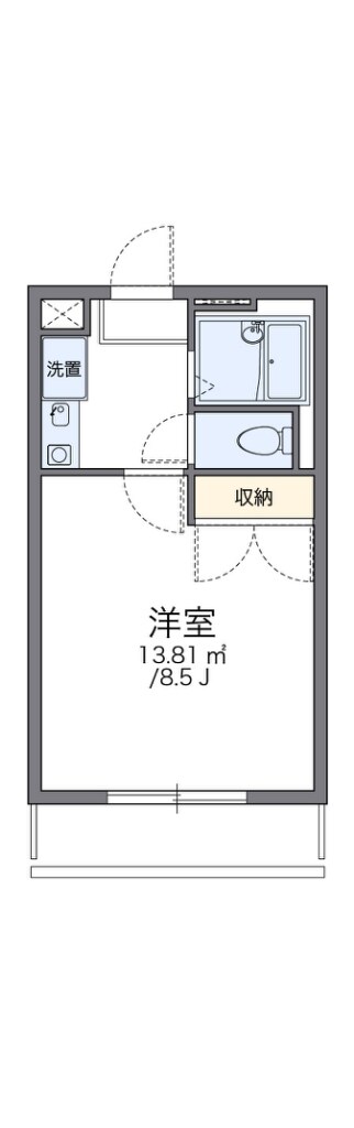 レオパレスＪＥＵＮＥＳＳＥの物件間取画像