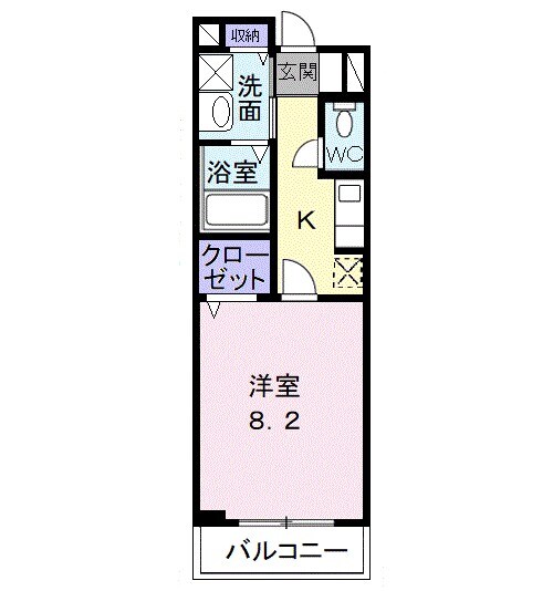 コージーコートの物件間取画像