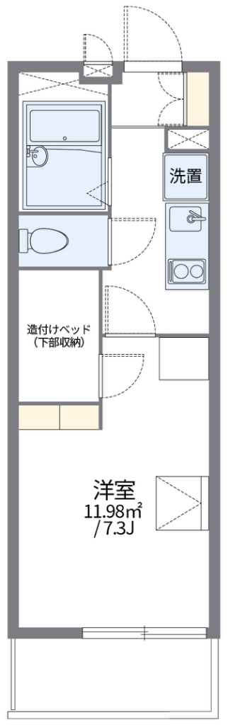 レオパレス見付山の物件間取画像