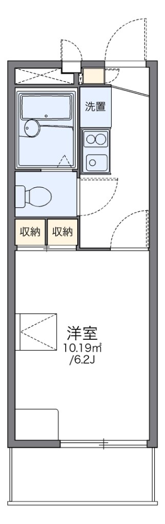 レオパレスアルカディの物件間取画像