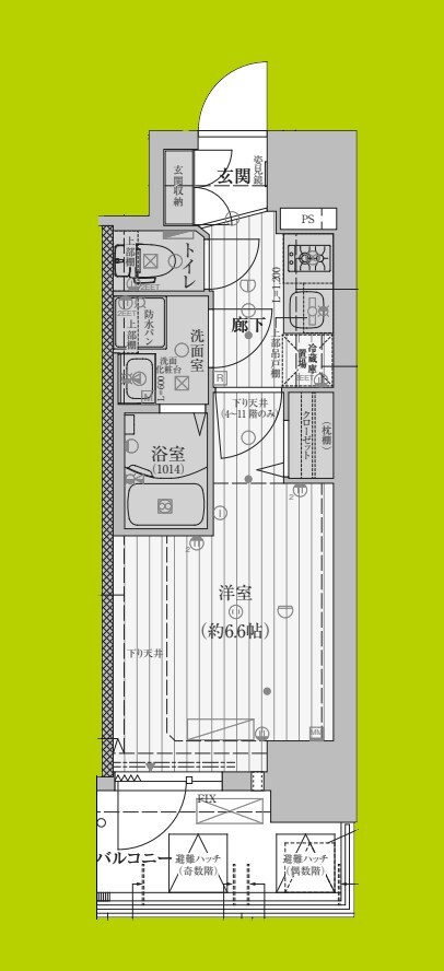 ファーストフィオーレ吹田レガーメの物件間取画像