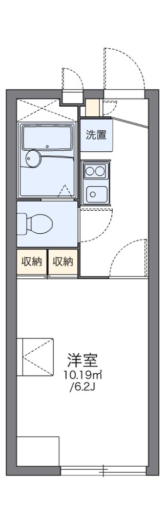 レオパレス上坂部の物件間取画像