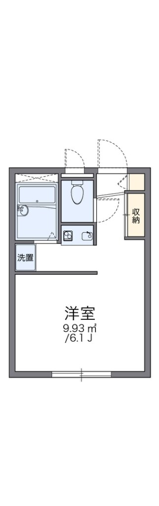 レオパレスＭｅｒｃａｔｏ　Ｄｅｇｌｉ　Ａｐｐａｒｔａの物件間取画像