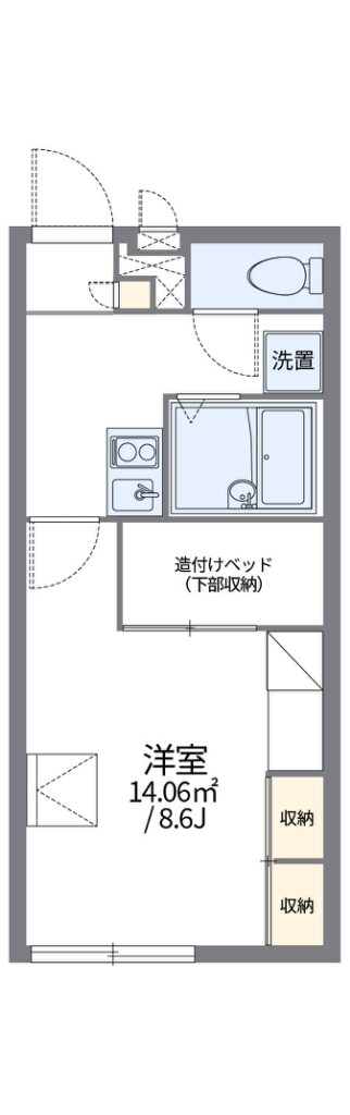 レオパレスビアンコの物件間取画像