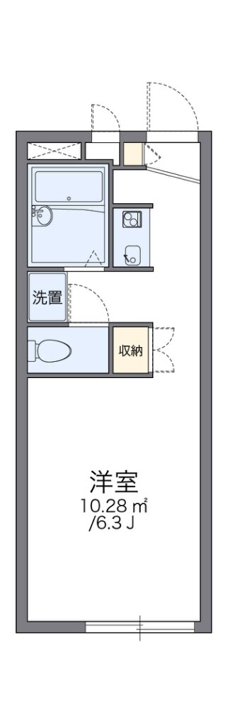 レオパレスプレノタートIの物件間取画像