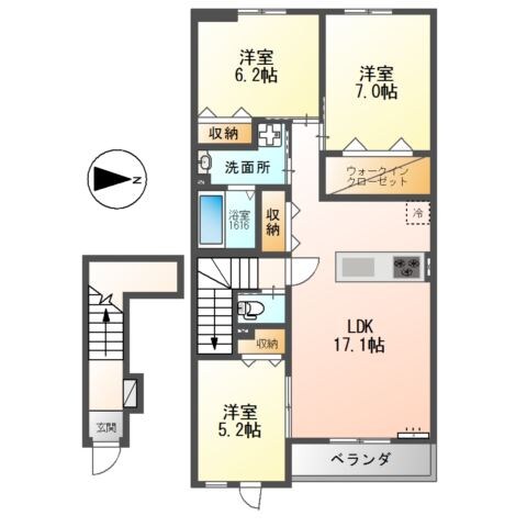 Madison Seeｄ（メゾンシード）の物件間取画像