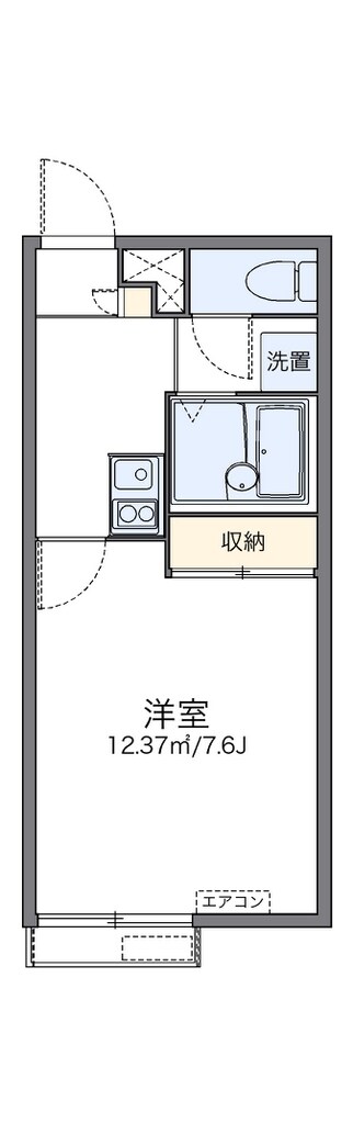 レオパレスエスポワール　鹿島の物件間取画像