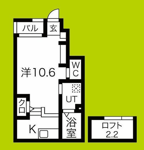あんしん＋太井08-1077の物件間取画像