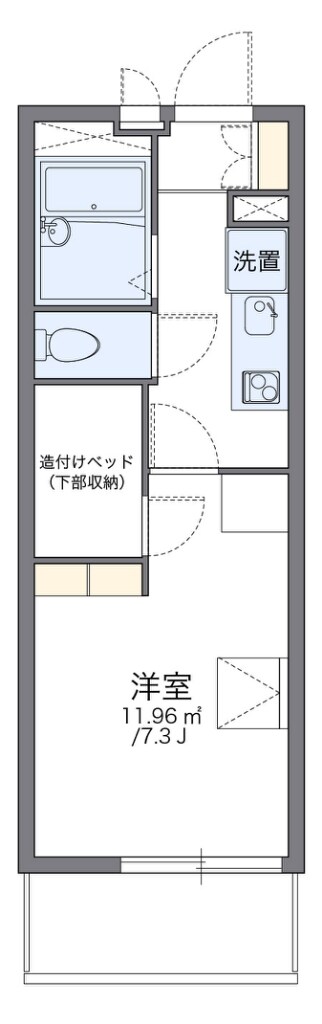 布忍駅 徒歩11分 1階の物件間取画像