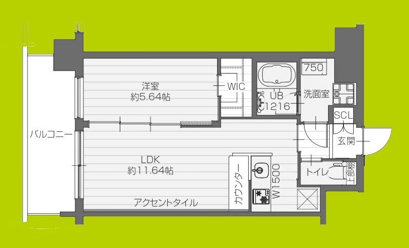 プレジオさくら夙川の物件間取画像