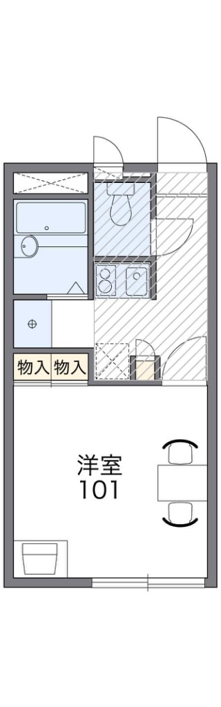 鴻池新田駅 徒歩14分 2階の物件間取画像