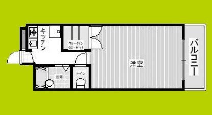 CUBE森小路の物件間取画像