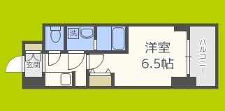 S-RESIDENCE阿波座Westの物件間取画像