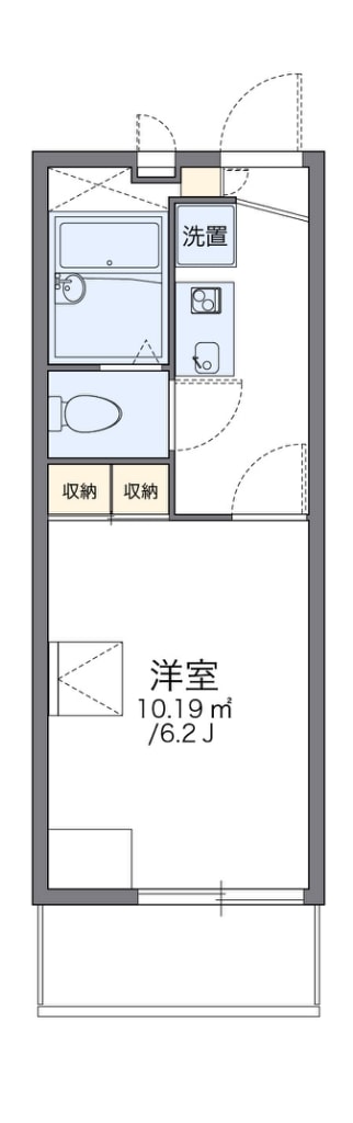 レオパレス甲子園ＣＩＴＹの物件間取画像