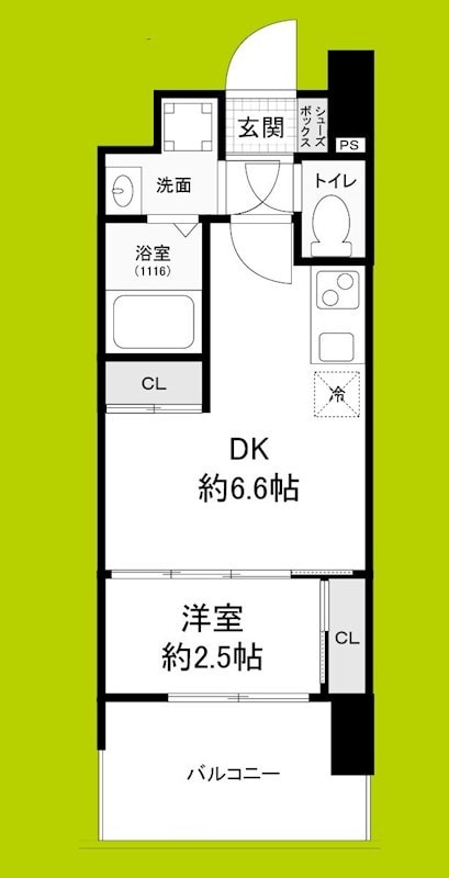 セレニテ阿波座ミラクの物件間取画像