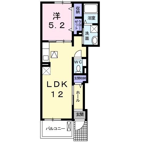 ケーズコート岡山の物件間取画像