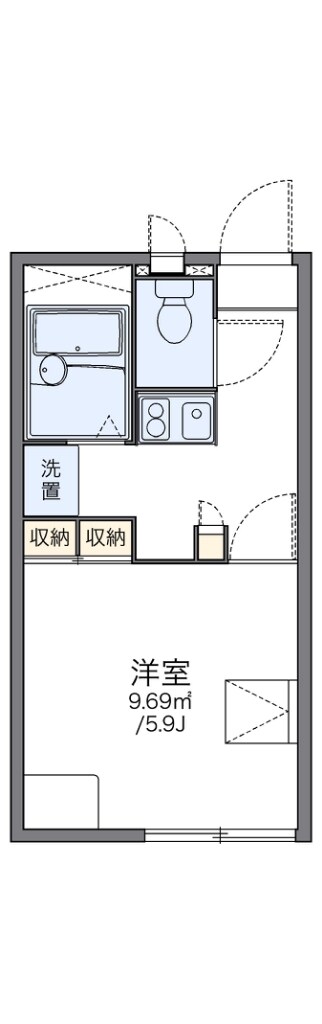 新石切駅 徒歩12分 2階の物件間取画像