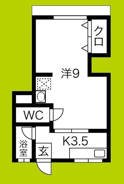 GS阿倍野の物件間取画像