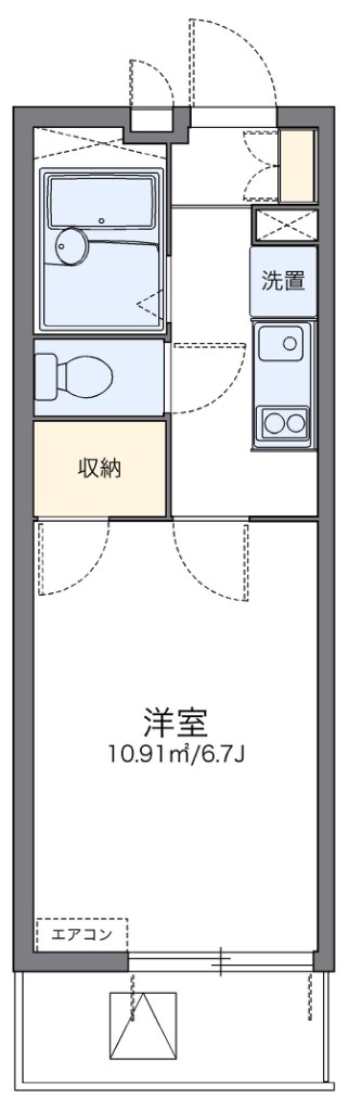 城北公園通駅 徒歩15分 4階の物件間取画像