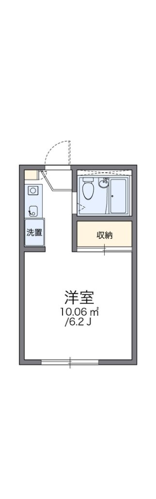 レオパレスＳｏｕｔｈＲｉｖｅｒIIの物件間取画像