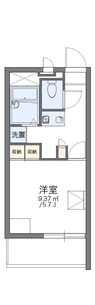 レオパレスＨＡＰＰＹ森之宮の物件間取画像