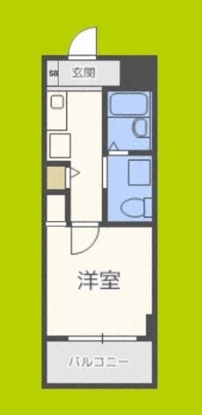 ナニワ5番館の物件間取画像