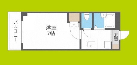 Green Villa森小路の物件間取画像