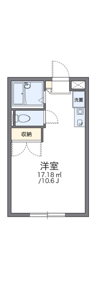 新家駅 徒歩12分 1階の物件間取画像