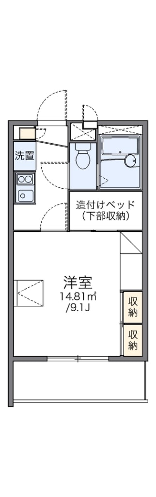 多田駅 徒歩8分 3階の物件間取画像