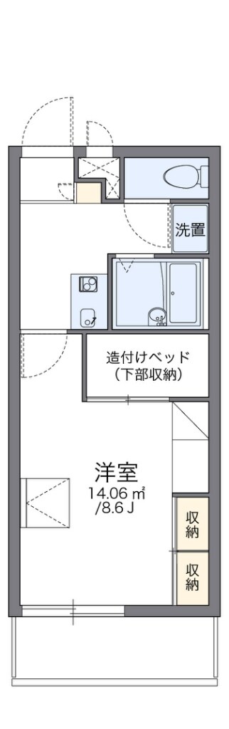 レオパレス愛の物件間取画像