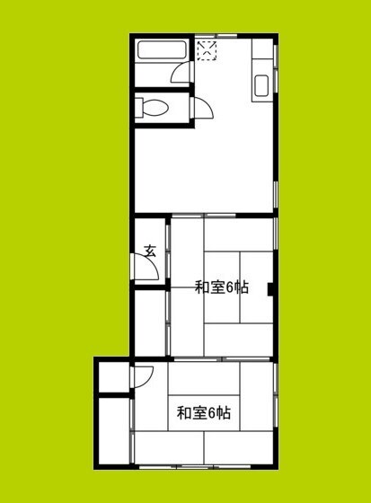 泉南ハイツの物件間取画像