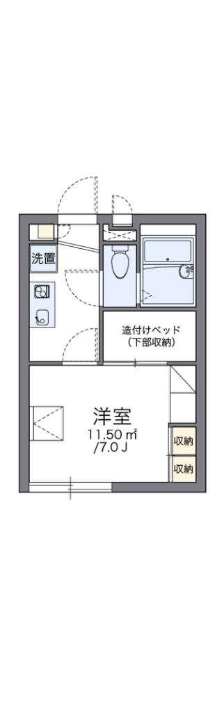 寝屋川市駅 徒歩21分 2階の物件間取画像