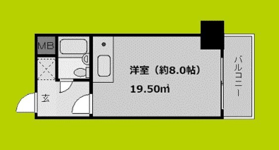 EPO江戸堀レジデンスの物件間取画像