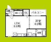 F asecia 巽北の物件間取画像