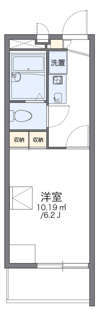 深井駅 徒歩13分 3階の物件間取画像
