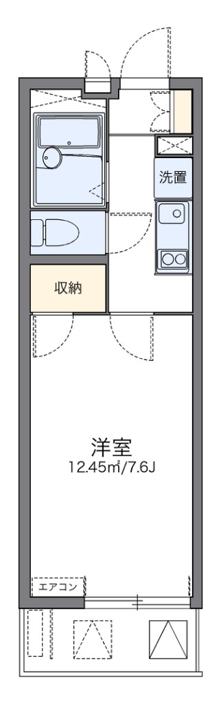 八戸ノ里駅 徒歩13分 3階の物件間取画像