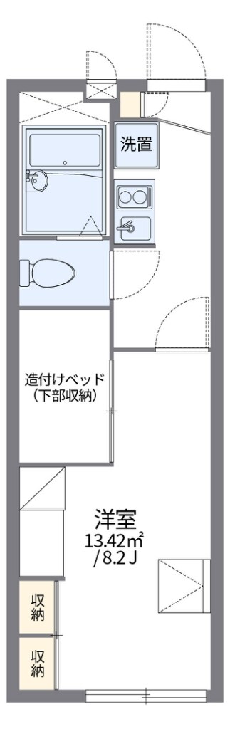 レオパレス境橋の物件間取画像