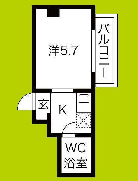 グレースハイツ野江の物件間取画像