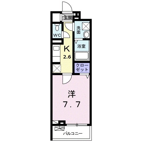 パインオーク　Vの物件間取画像