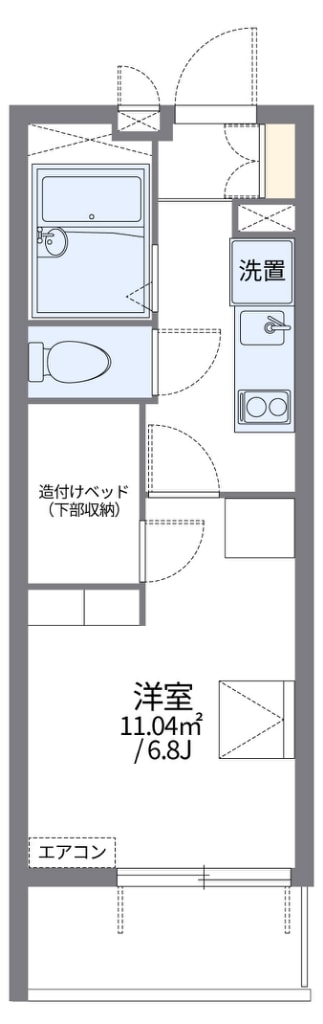 レオパレス豊里IIの物件間取画像