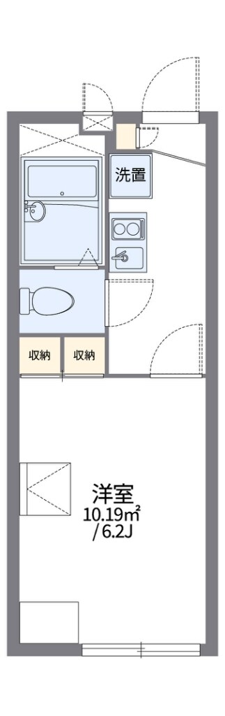 レオパレスプレンティ鳳中町の物件間取画像