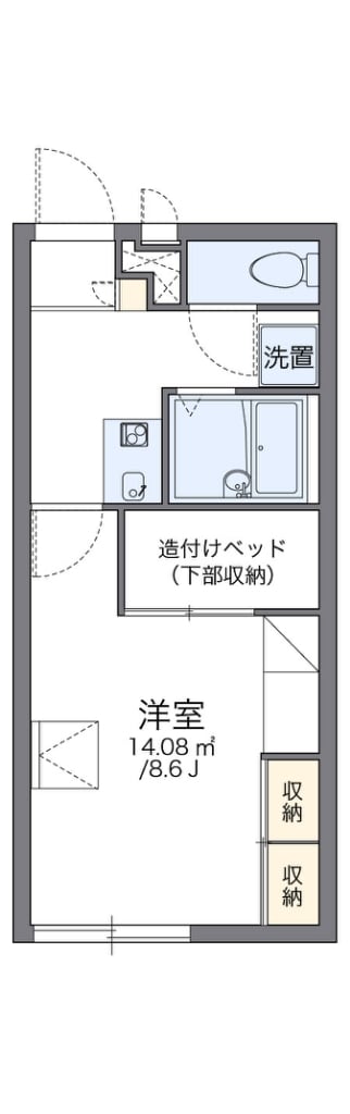 レオパレスサンエイの物件間取画像