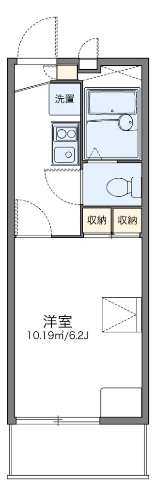 富木駅 徒歩11分 3階の物件間取画像