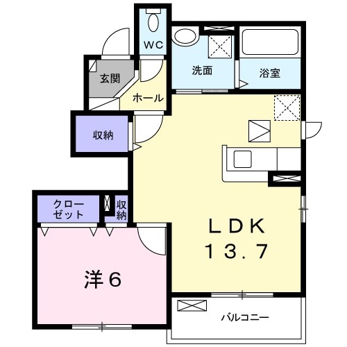 樟葉駅 徒歩24分 1階の物件間取画像