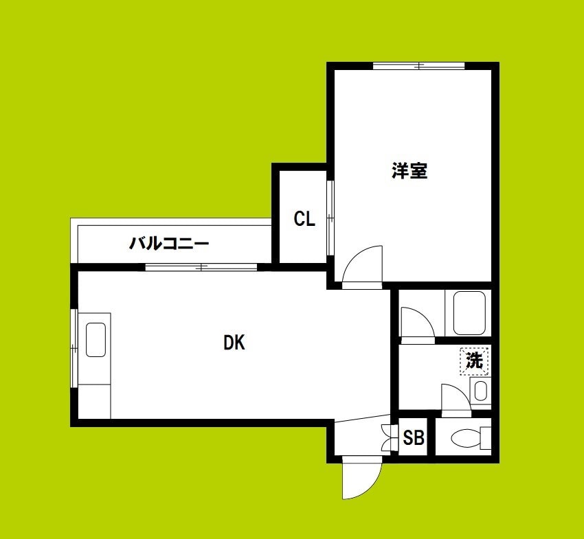 シャルマン大洋IIの物件間取画像