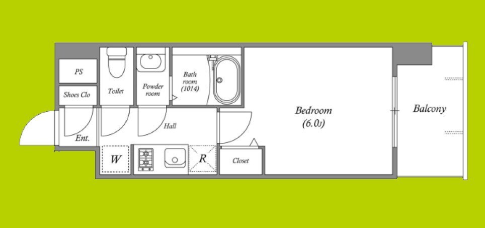 アドバンス大阪ビヤンの物件間取画像
