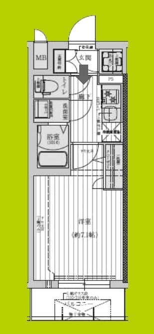 ファーストフィオーレ吹田パティオの物件間取画像