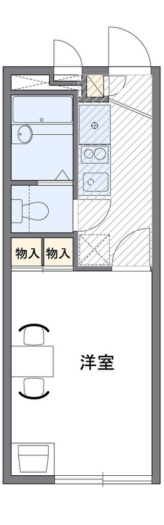 針中野駅 徒歩7分 2階の物件間取画像